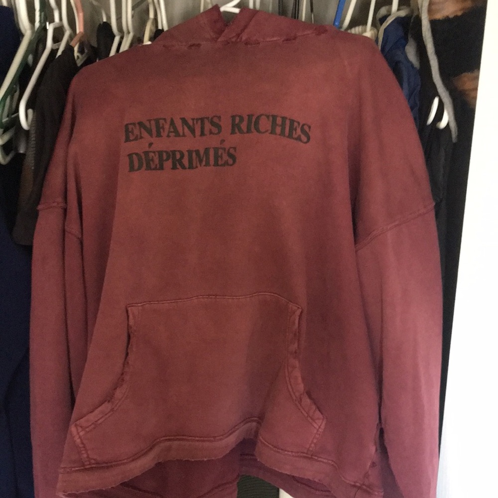 Red Sweater with Enfants Riches Deprimes